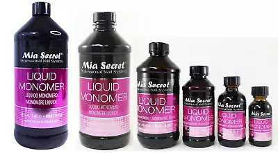 Mia Secret Liquid Monomer 1oz / 2oz / 4oz / 8oz / 16 Oz /32 Oz -CHOOSE YOUR SIZE • $15.46