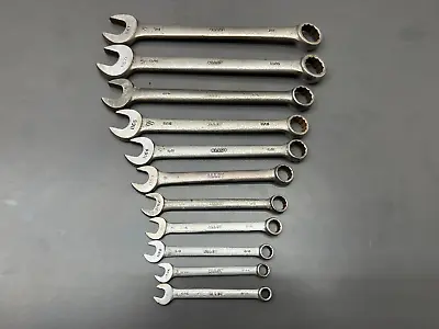 Vintage Jh Williams Superrench Sae Combination Wrench Set 5/16 -7/8  - Usa!!! • $125