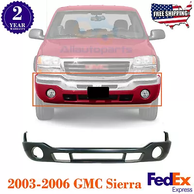 Front Bumper Cover Primed For 2003-2006 GMC Sierra • $154.63