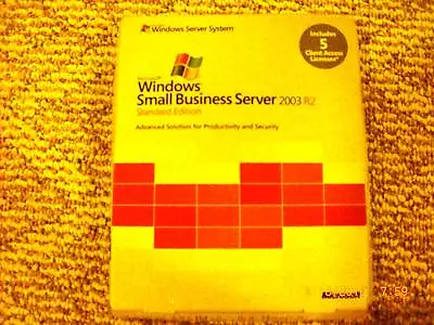 Microsoft Windows Small Business Server 2003 R2 Standard T72-01411 5CALRetail • $750