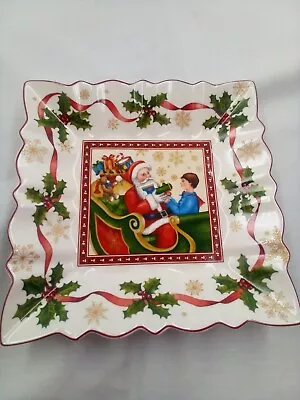 Villroy And Boch Square Christmas Plate. Toys Fantasy • $15