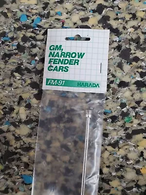 $31.99 • Buy NOS Vintage Harada Antenna Am Fm Radio FM-91 For GM Narrow Fender Cars