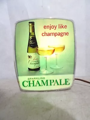 Vintage 1950s60s Sparkling Champale Lighted Sign Malt Liquor Small • $150