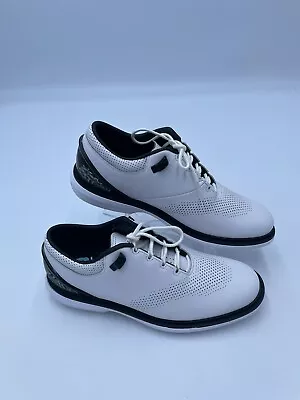 Men's Nike Air Jordan ADG 4 Golf Shoes White Black DM0103-110 Size 6 New • $89.99