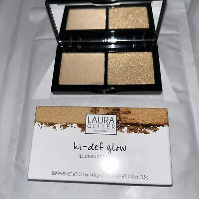 Laura Geller Hi-def-glow Illuminator Duo Shade  Heart Of Gold Boxed • £5.75