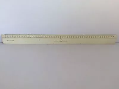 Vintage W & G Scale Drafting Ruler #WG/0412B 1/4” 1/8” Scales Made In Australia • $10