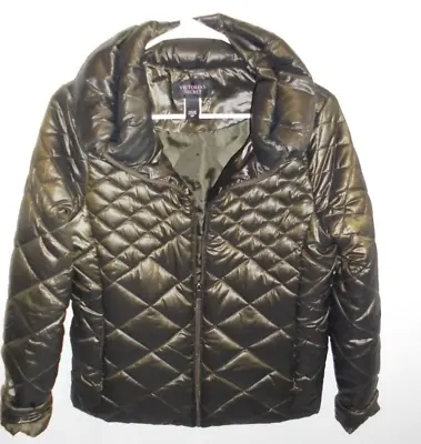 VICTORIA’S SECRET Bronze Shimmer Puffer Coat/Jacket Size Small • $35.70