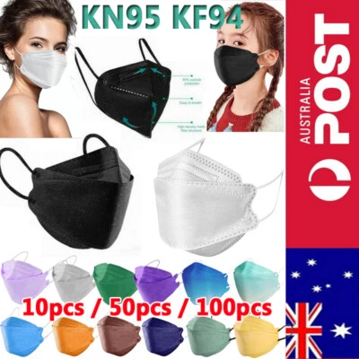 $33.88 • Buy KF94 KN95 N95 P2 Disposable Face Mask ✅ Particulate Respirator✅Au Stock✅ 5 Layer