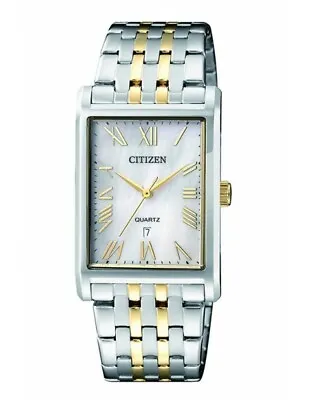 £109.95 • Buy Citizen Quartz Men's Dress Watch 30M BH3004-59D Two-Tone G.P Steel UK Seller