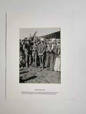 Lawrence Of Arabia At Amman Airport 1921 - Modern Print • £10