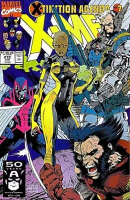 UNCANNY X-MEN #272 (1990) Fine | 'X-Tinction Agenda Pt. 7' | Jim Lee Cover • $2.99