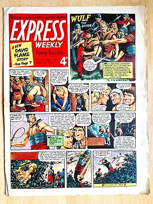 Express Weekly Comic 29th August 1959 The Lone Ranger Tonto Gun Law Matt Dillon • £0.99