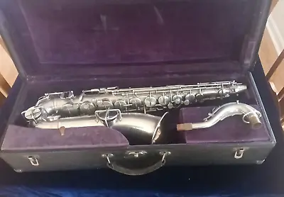 Buescher C Melody Saxophone Ca 1923 Silver Plated Renovated W/ New Snap Pads. • $1250