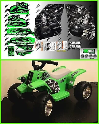 Banshee Mini Electric ATV Toy 2008 GRAPHICS Kit ENGINE AND WARNINGS DECALS • $50
