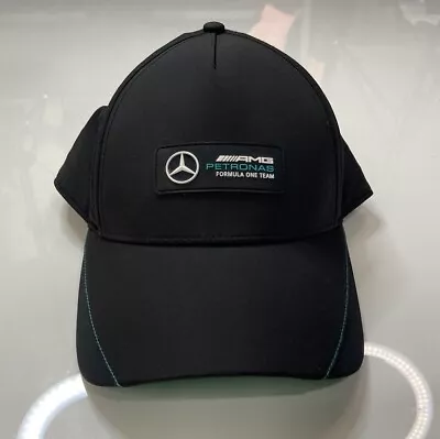 Puma Mercedes AMG Petronas Formula 1 Racing Snapback Cap Men Black 024818 01 • $18.95