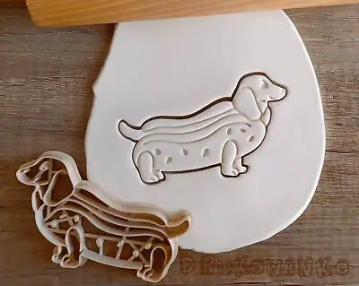 Dachshund Hot Dog Long Side Body Basset Dogs Face Cookie Cutter Pet Animal Doggo • £3.87