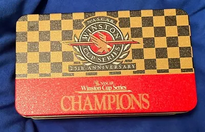 NASCAR 1994 Winston Cup Series 25th Anniversary Tin W/ 50 Match Books Vintage • $12.99