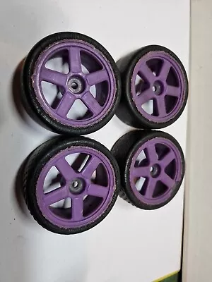 4Pcs RC Tires & Wheel Rims Set 12mm Hex Hub For 1/10 Off Road Car Buggy Truck • £3