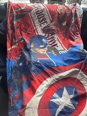 Marvel  Single Duvet Cover  Pillow Case Captain America Civil War • £2.99