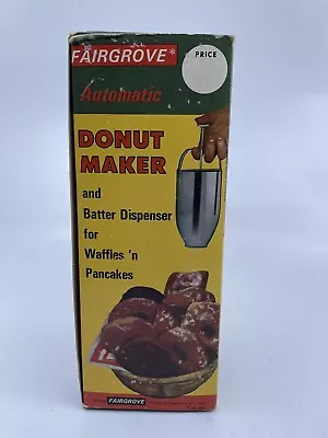 Vintage 1971 Fairgrove Donut Maker Batter Dispenser (waffle Pancake) W/ Box NOS • $19.99