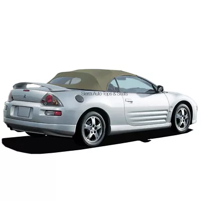 Fits: 2000-2005 Mitsibushi Eclipse Spyder Convertible Top Stone Twill Grain • $287.10