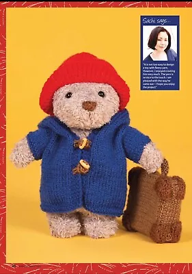 Knitting Pattern Paddington Bear 25cm Tall Toy  • £1.99