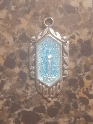 Vintage Sterling BLI Blessed Virgin Mary Miraculous Medal  • $25
