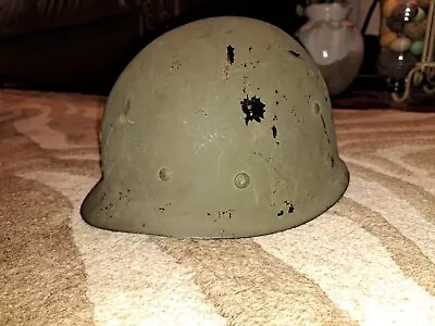WWII Original M-1 Helmet Liner.  Manufacturer CAPAC. • $51