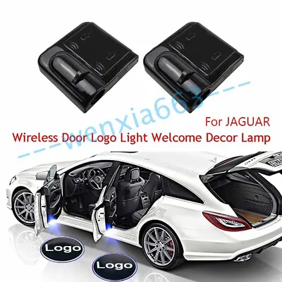 2X Wireless Car Door Welcome Projector Logo Ghost Shadow Laser Light For JAGUAR • £7.26