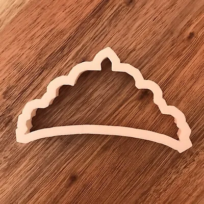 £3.99 • Buy Tiara Crown Cookie Cutter Biscuit Pastry Fondant Stencil Princess Prom FA30