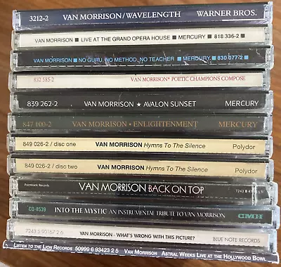 VAN MORRISON Lot Of 12 CDs VG 1978-2009               #755 • $45