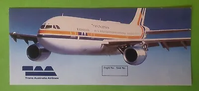 Taa Airbus 1980's Ticket Jacket Qantas • $9.65