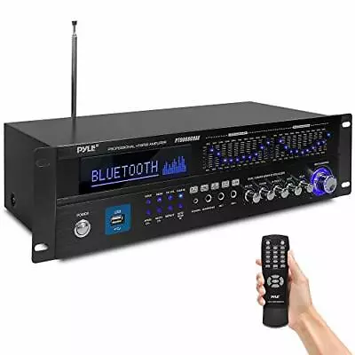 Pyle PT6060CHAE 6-Channel Bluetooth Hybrid Home Amplifier - 2000W Home Audio • $249.49