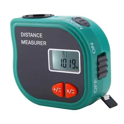 LCD Ultrasonic Distance Measuring Tool - Handheld Electronic Tape Meter • £15.53