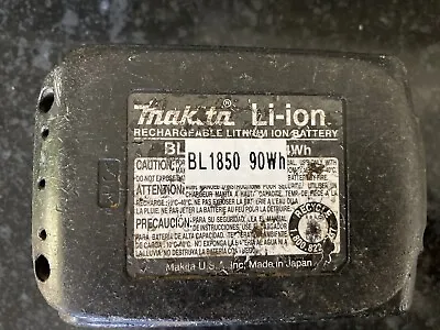 $90 Makita BL1850  18V LXT Lithium-ion 5.0Ah Battery • $39.96