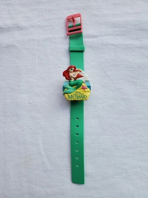 $16.50 • Buy Vtg 80s Disney Little Mermaid Ariel Flip Watch Digital Kids Classic Movie Toy 