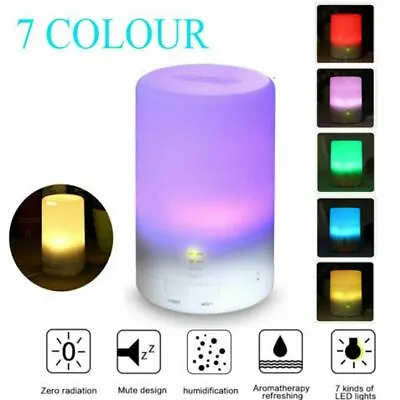 $19.99 • Buy Aromatherapy Diffuser Humidifier Aroma Essential Oil LED Ultrasonic Air Purifie