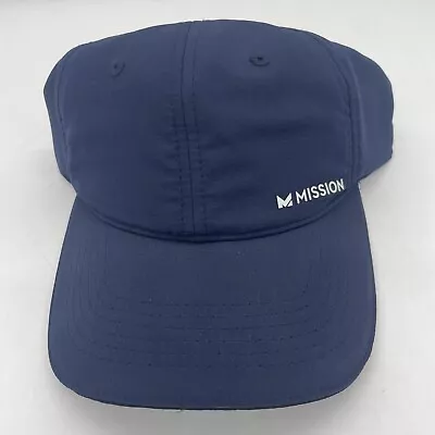 Mission Cooling Performance Hat Navy/White 109356 One Size Fits Most • $13.50