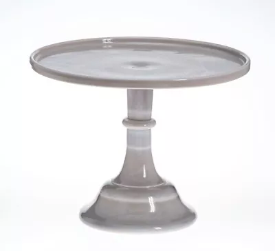 Mosser Glass USA Vintage Cake Stand Marble 10 Inch • $69.95