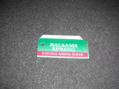 Balsams Spring Water Mini Vending Machine Label Refrigerator Magnet • $1