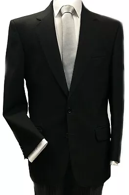 £69 • Buy Black Jacket Masonic Masons Funeral Wool Mens Ex Hire Herringbone Pure Wool