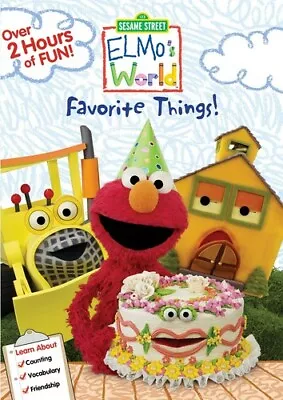 Elmo's World Favorite Things DVD Excellent Free Shipping Family Fun • $6.18