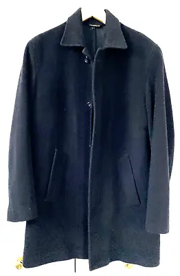 MOVIMENTO Wool Cashmere Donato Overcoat US 40 Black • $119.95