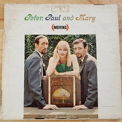 Peter Paul And Mary - Moving -  Vinyl LP 1962 - Warner Brothers W 1473 Mono • $5.95