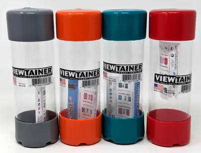 2016 Viewtainer CC26 Slit Top Spill Proof Vinyl Plastic Containers 4 Lot USA M24 • $39.99
