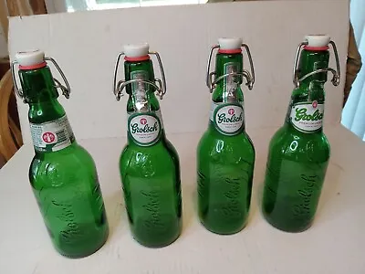 $11.70 • Buy 4 Grolsch Swing Top Empty 15.2 Oz Beer Bottles For Home Brewers