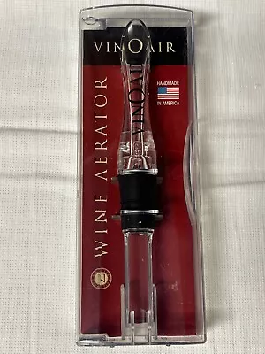 VinOAir Wine Aerator Cork Pops Bottle Nicholas Collection New • $9.99