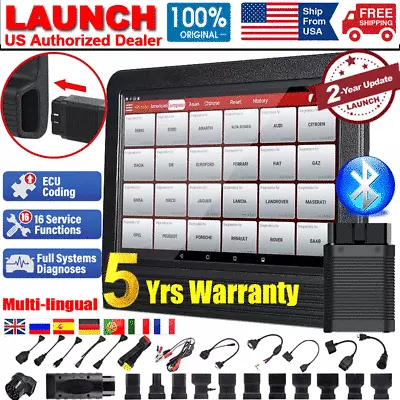 $729 • Buy LAUNCH X431 V PRO 3 Auto OBD2 Bidirectional Key Coding Scanner Diagnostic Tool