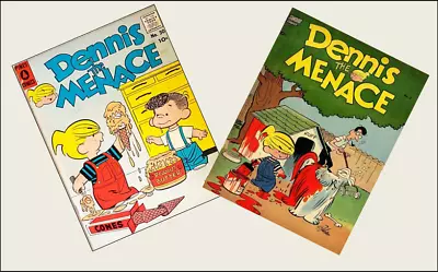 2  Mini Vintage Dennis The Menace Comics - Dolls  1:12 Scale OPENING WITH PAGES • $4.99