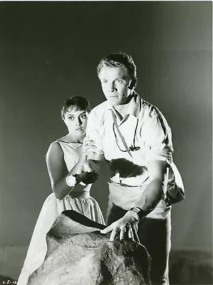 KIRK DOUGLAS & ELSA MARTINELLI In  The Indian Fighter  Vintage Photograph • $110